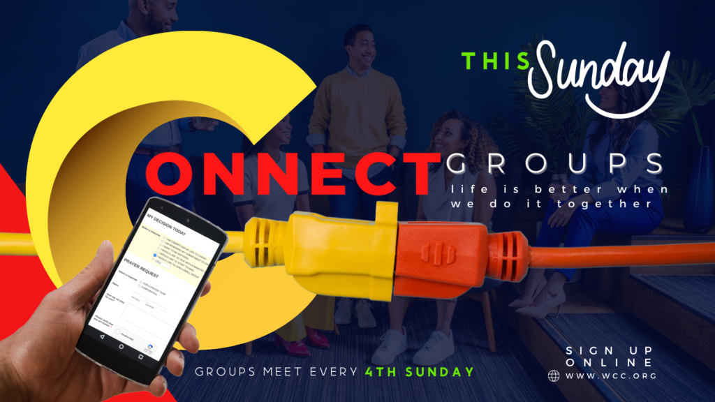 THIS SUNDAY CONNECT GROUPS
