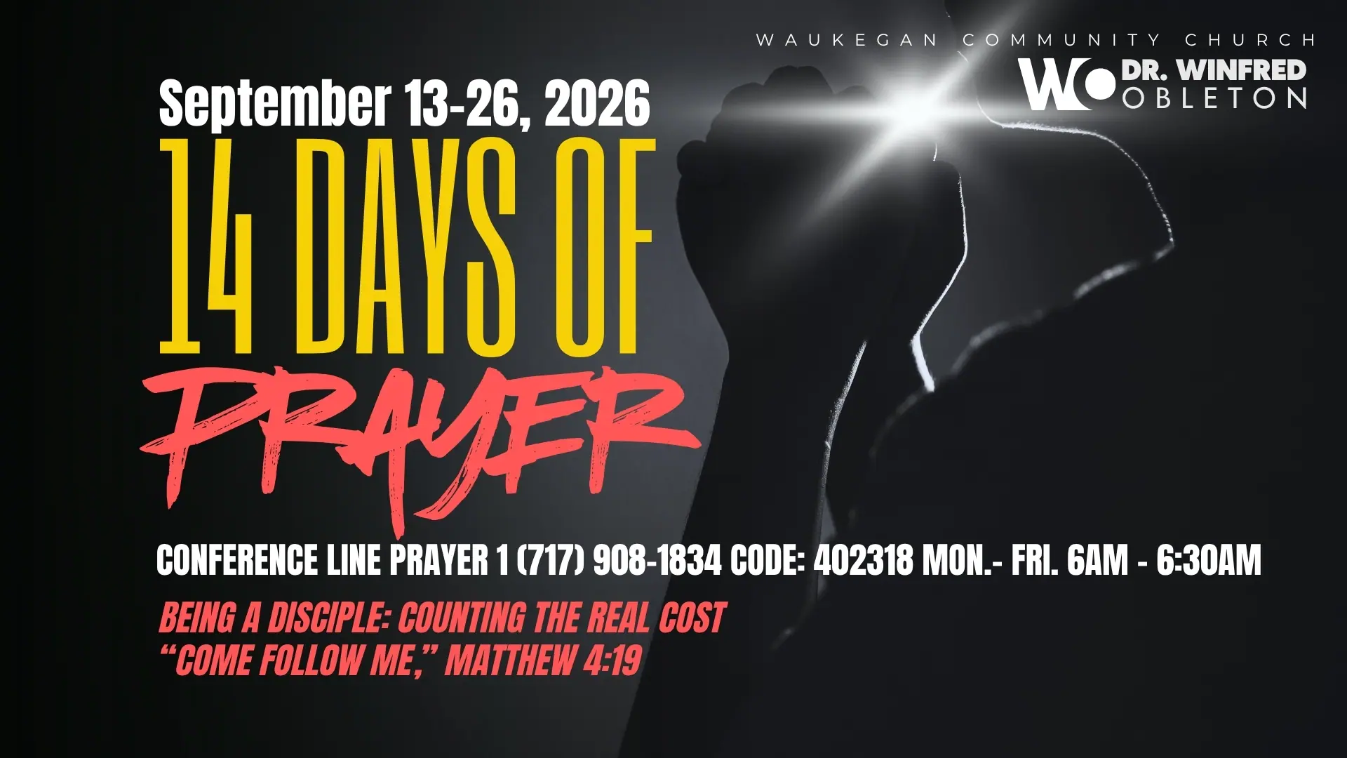 14 Days of Prayer